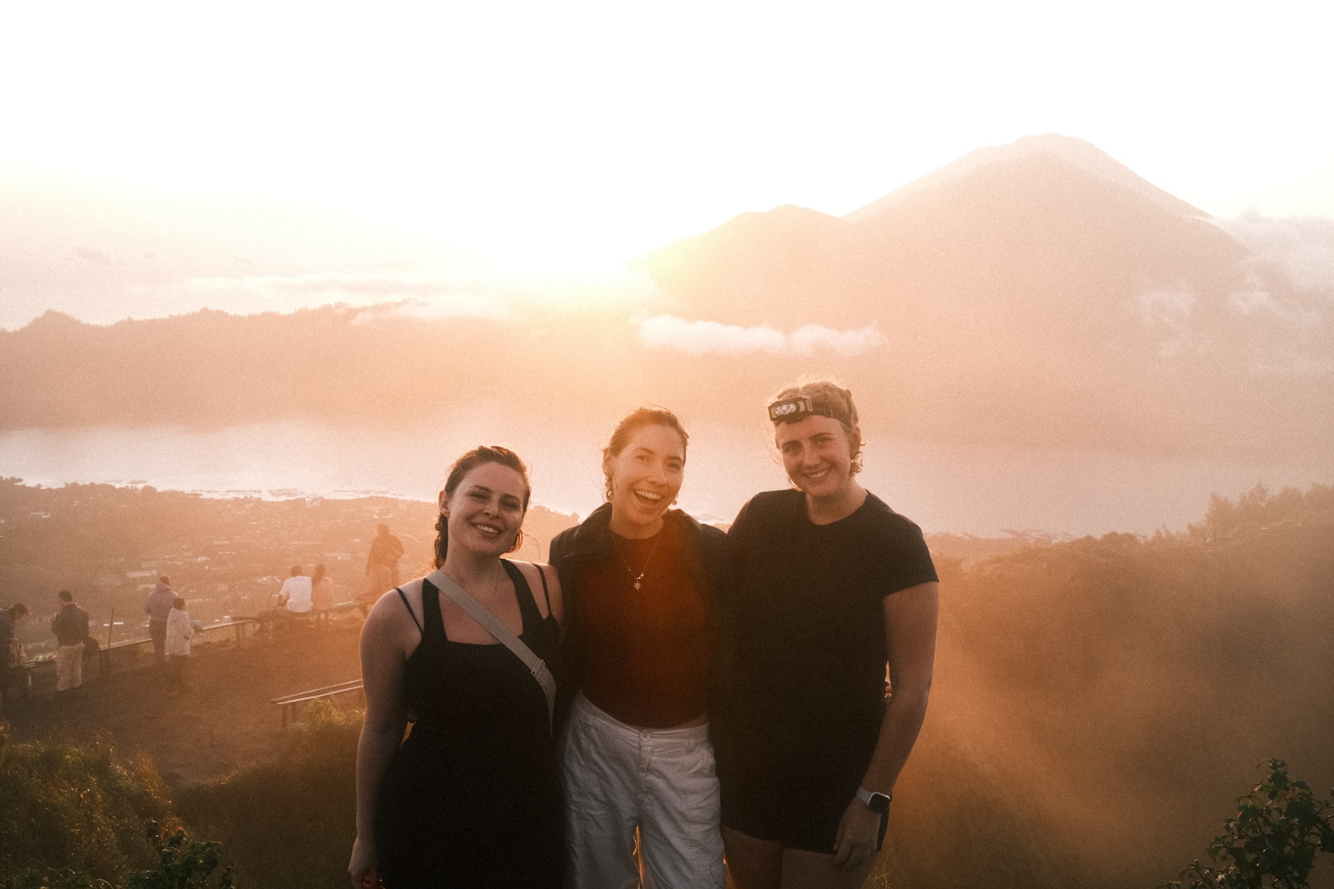 Community at sunrise